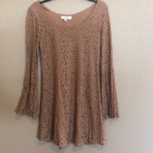 Gold umgee brand boutique blouse